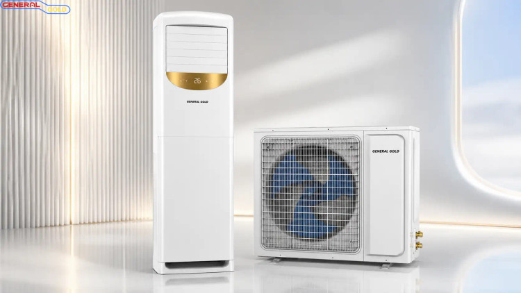 کولر گازی ایستاده جنرال گلد ۳۶۰۰۰ آلترا تکفن تکفاز | مدل GG-AF36000 ULTRA T3 | سرد و گرم