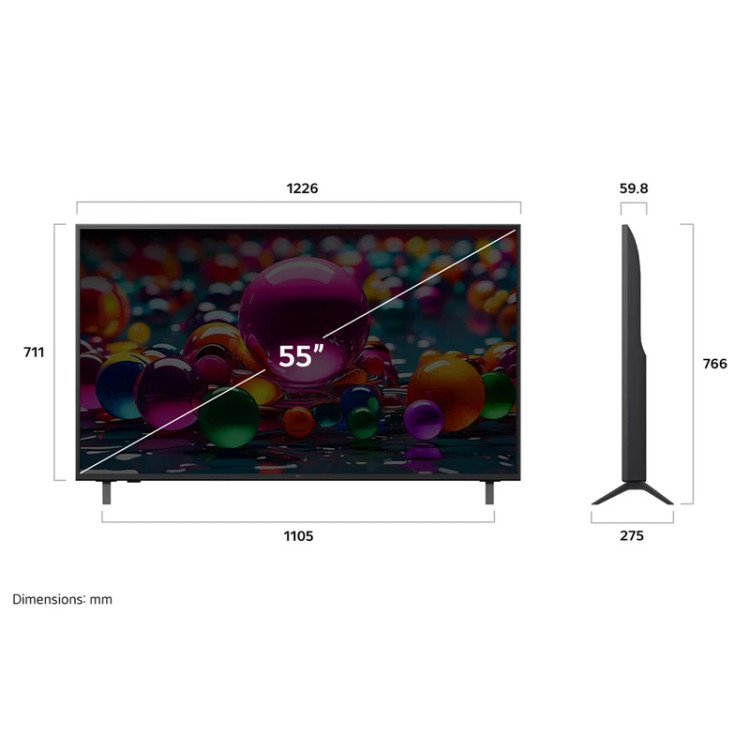 تلویزیون ال جی ۶۵ اینچ UA85006 مدل 65UA85006